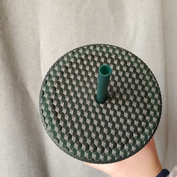 STARBUCKS STUDDED MATTE DARK FOREST GREEN VENTI TUMBLER NWT VALENTINE'S DAY 2022 - Picture 5 of 10